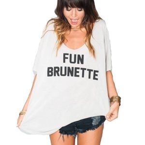 Mumu Mellow Fun Brunette Tee